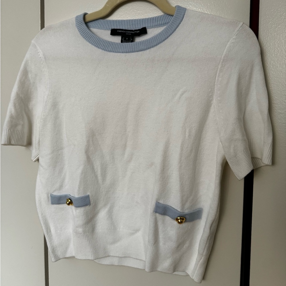 French Connection  Babysoft Short Sleeve Sweater - Picture 4 of 5